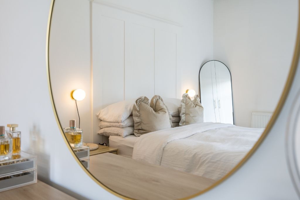 Elegant bedroom interior