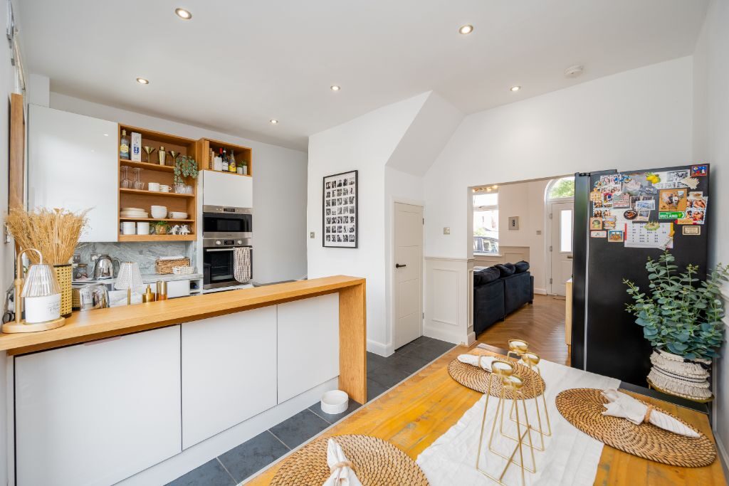 Open plan kitchen